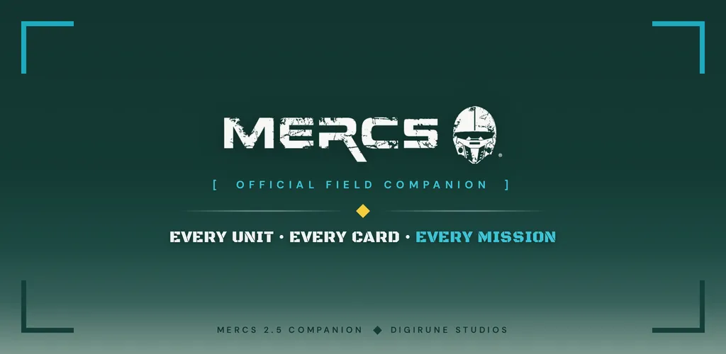 MERCS Companion: Every unit. Every card. Every mission.