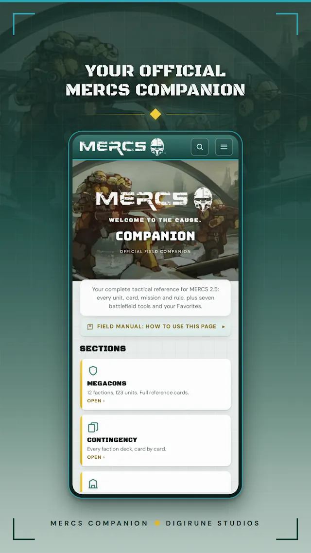 Your official MERCS companion