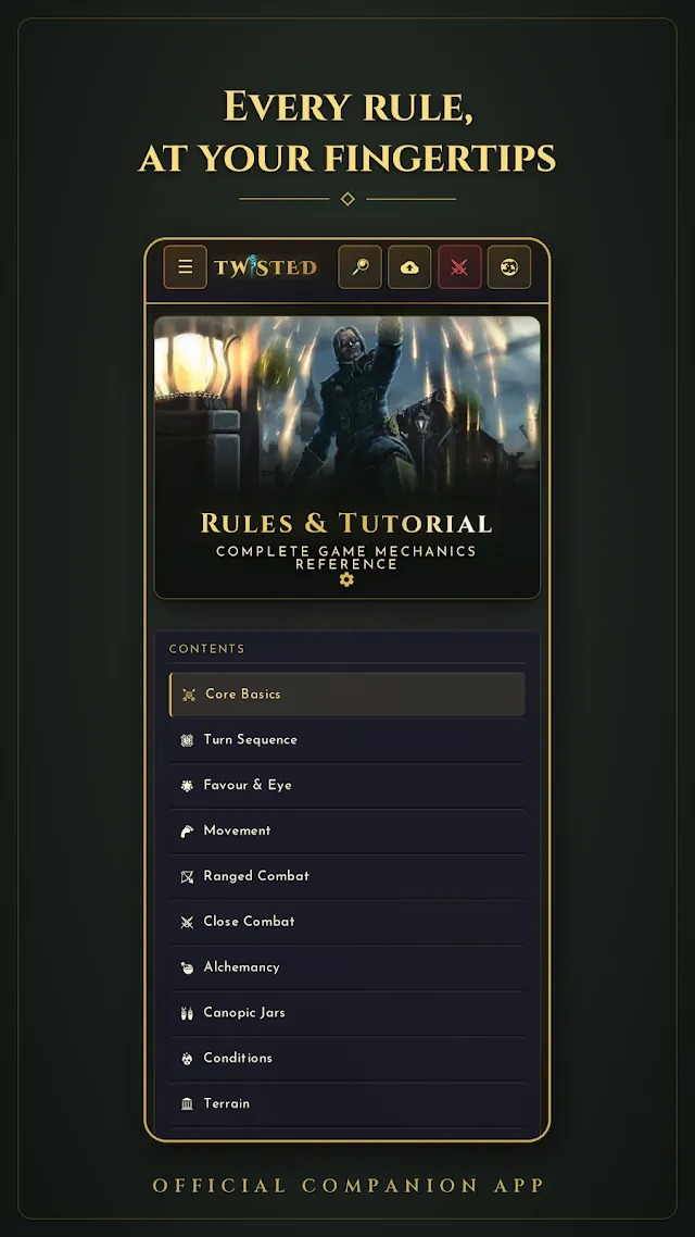 Every rule, at your fingertips
