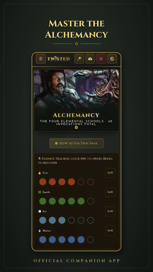 Master the Alchemancy